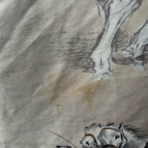 Hermes equestrian theme large scarf - Picture 3 of 6
